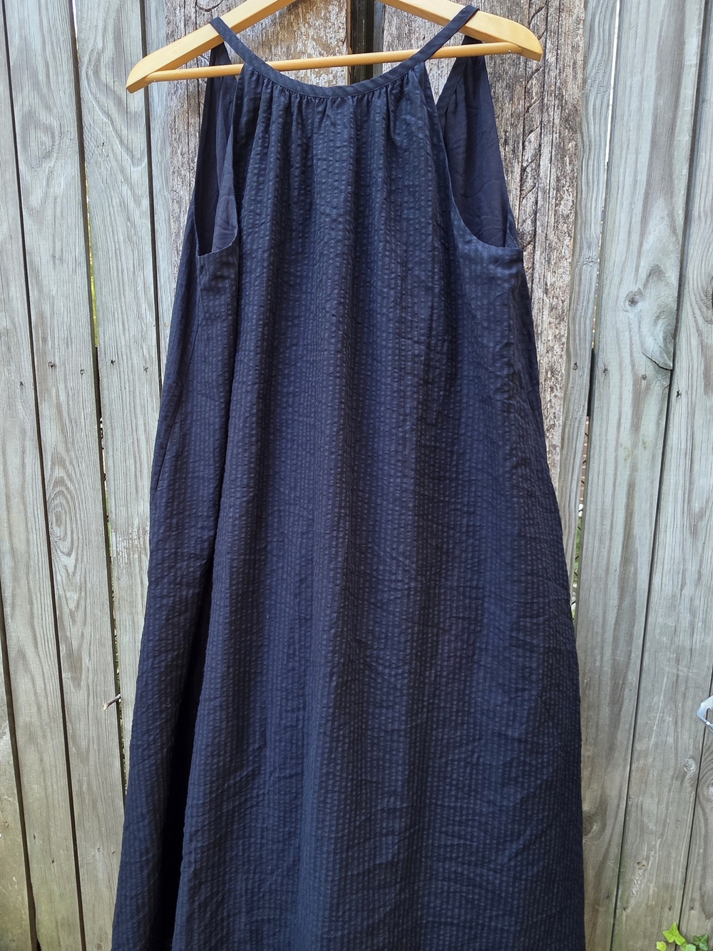 Jenni Kayne Drift Dress Black Halter Maxi Sleeveless Silk Blend  NWT - Picture 6 of 14